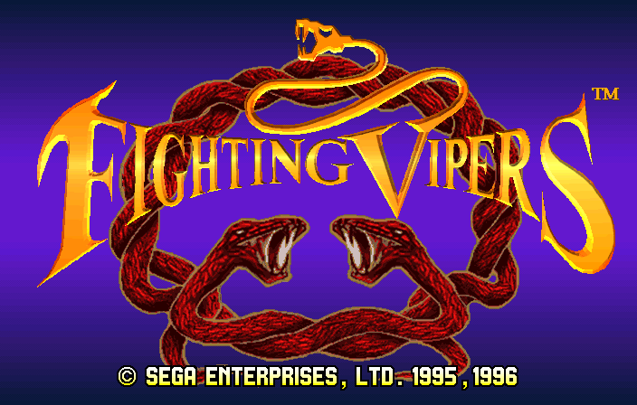 Fighting Vipers Title Screen